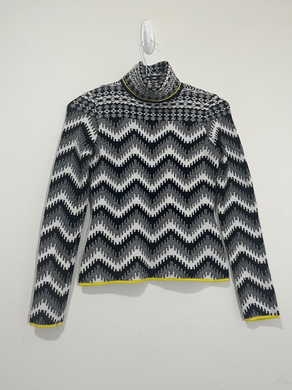 Anthropologie Maeve Ski Slope Turtleneck Nordic Sweater Sz XS Long Sleeve Retro